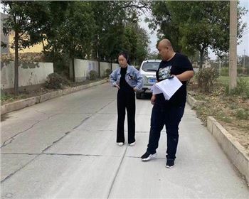 前往康店至趙溝進(jìn)行原始數(shù)據(jù)的采集、測量工作